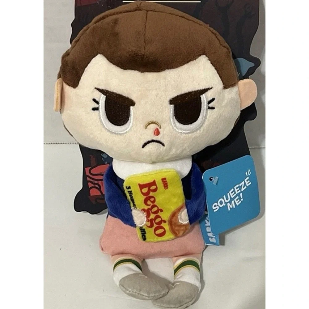 Bark Stranger Things Eleven Off-Leash Plush Dog Toy Squeaker Crinkle XS-M 0-50lb